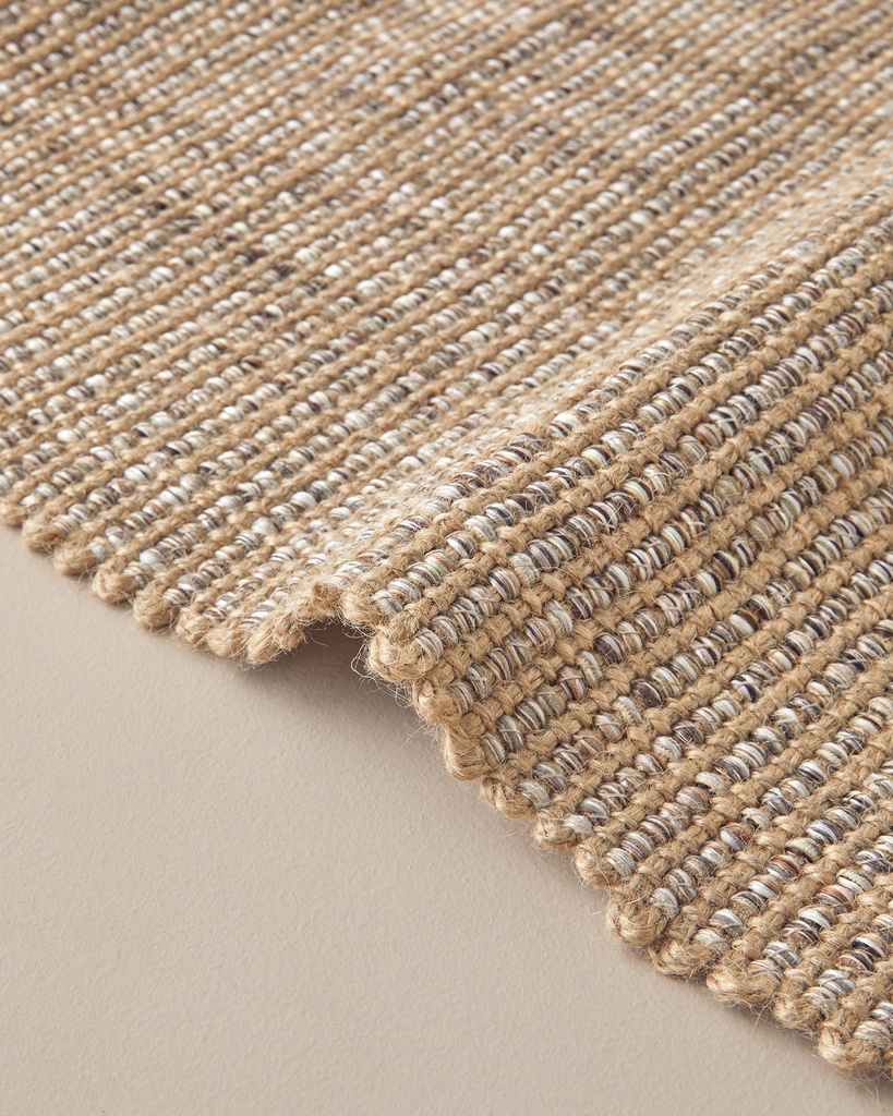 Leona Decorative Jute Rug Timeless
