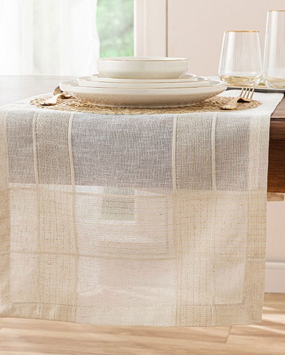 [10038935001] Shiny Linen Runner Luxury Collection