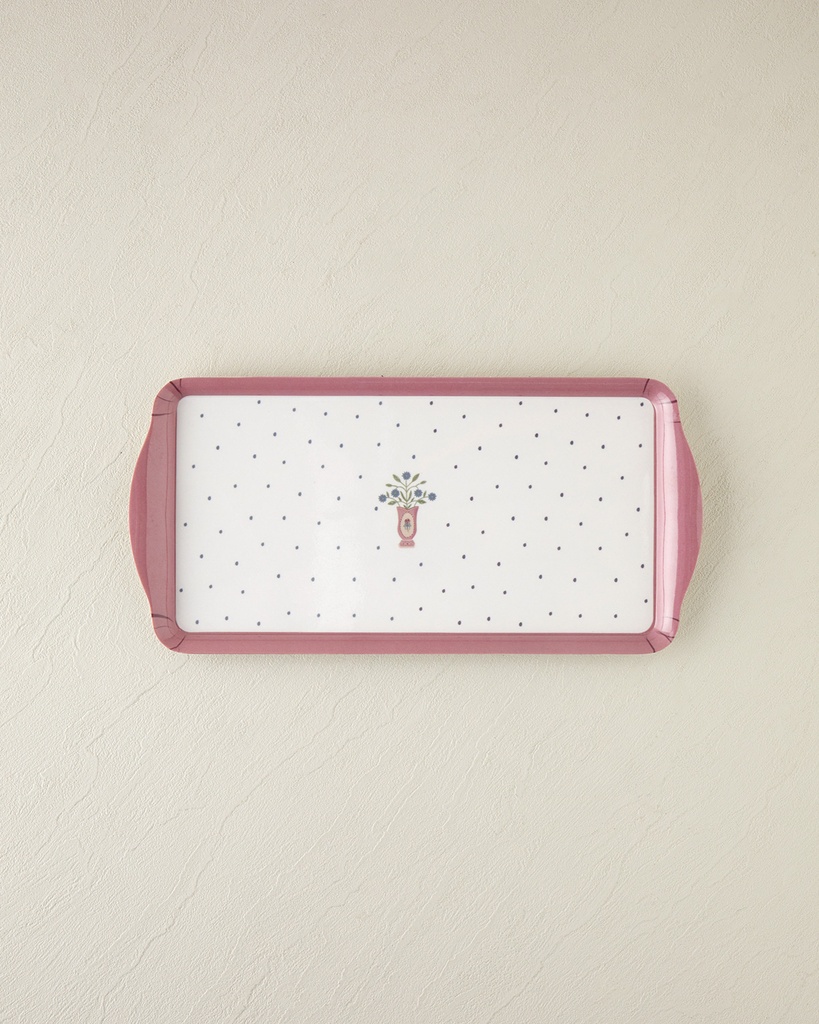 Retro Poppy Tray Ornate Retro