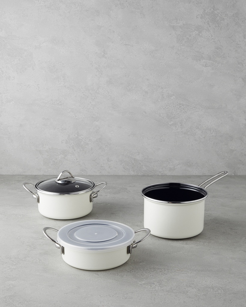 Cremy Pot Set Ornate Retro