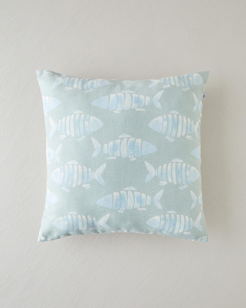 Vintage Marine Toss Pillow Cover Coastal