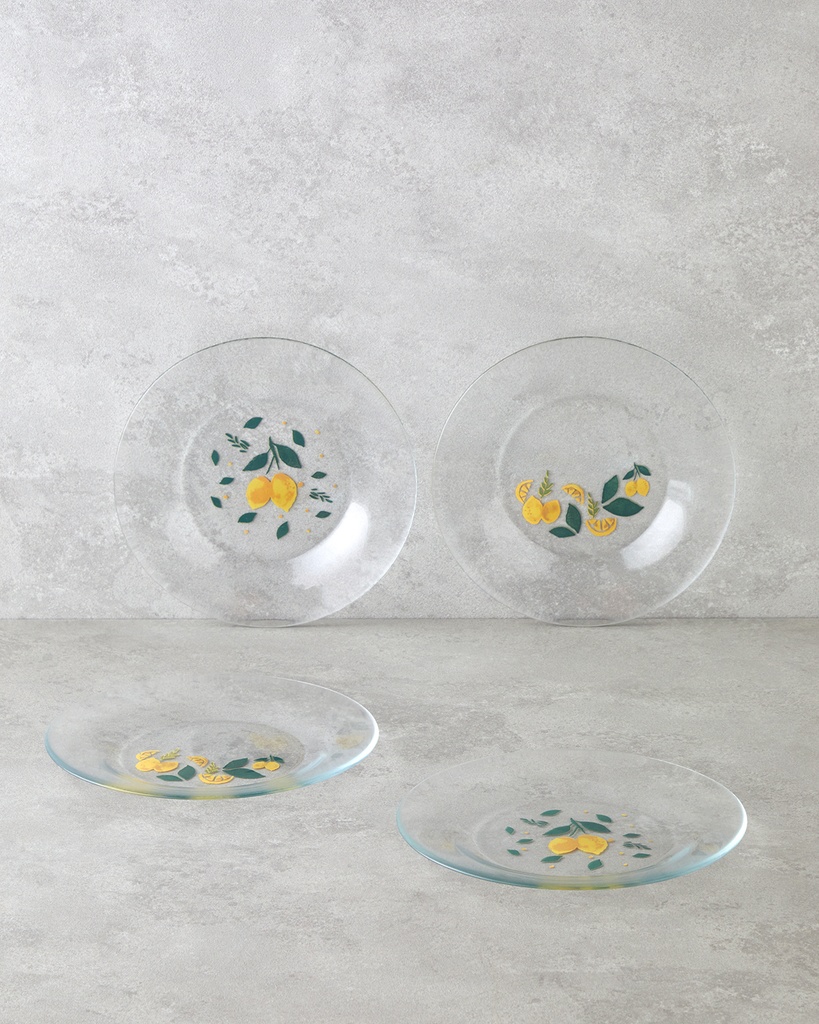 Lemon Cake Plate Summer Splash