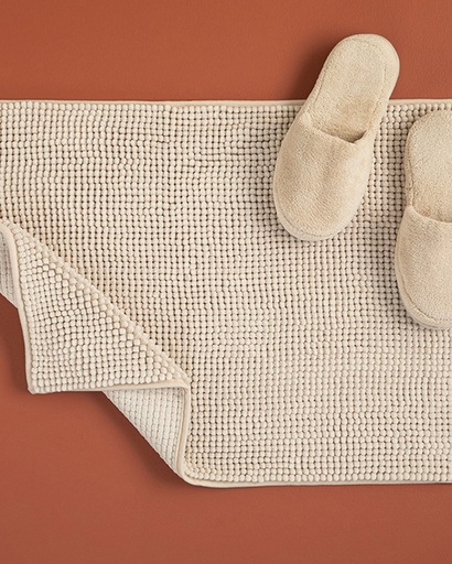 [10035543003] Paige Bath Mat Timeless (Beige)