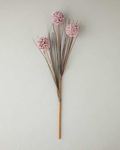 [10037751002] Grass Bush Single Branch Artifi Basic (Pink)