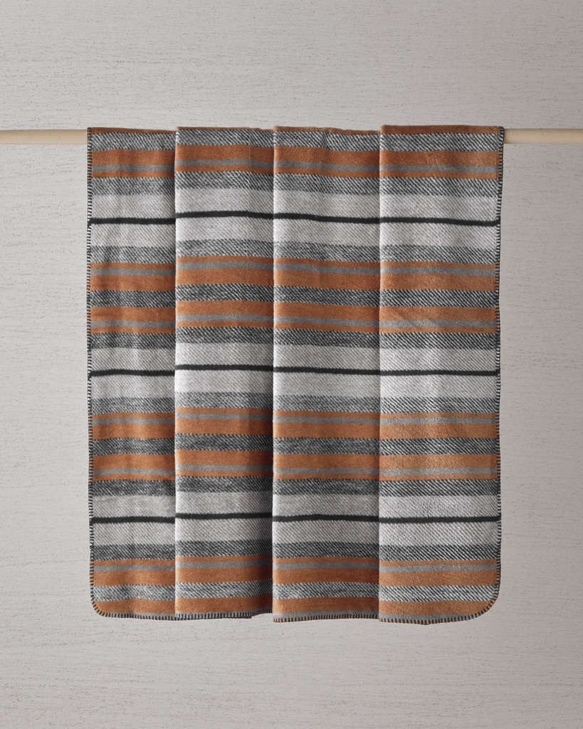 Bold Stripe Blanket Modern