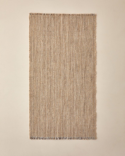 Leona Decorative Jute Rug Timeless