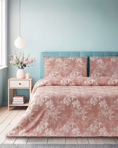 [10047938003] Floral Vine Duvet Cover Set Heritage