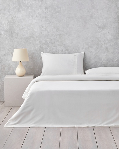 [10047970001] Modern Harmony Duvet Cover Set WHITE COLLECTION
